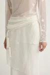 The Posse Tassel Belt In White