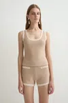The Posse Willow Top In Neutral