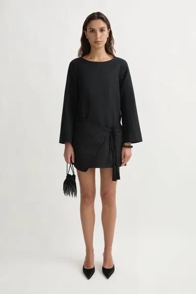 The Posse Yvette Kaftan In Black