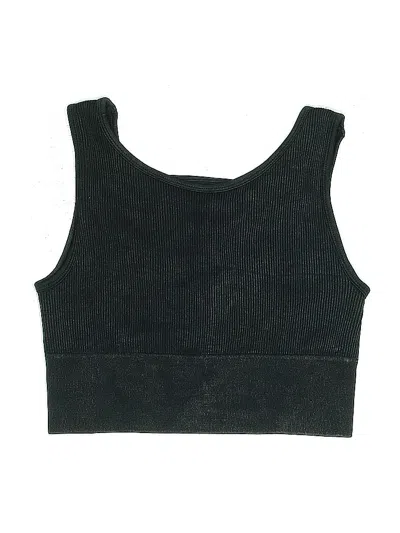 Pre-owned The Post Swimsuit Top Black Swimwear