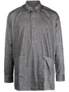 The Power For The People Button Placket Long-sleeve Shirt