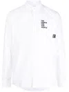 THE POWER FOR THE PEOPLE LOGO PRINT LONG-SLEEVE SHIRT