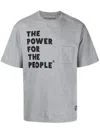 THE POWER FOR THE PEOPLE LOGO PRINT SHORT-SLEEVE T-SHIRT