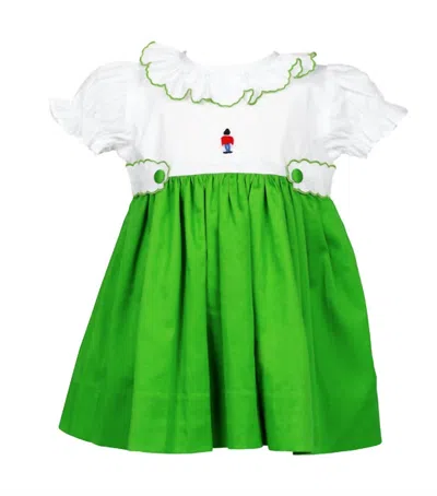 The Proper Peony Kids' Girls' Toy Soldier Dress In Green