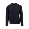 The Pull Silk And Wool Blend Sweater In Blue