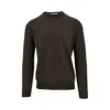 The Pull Silk And Wool Blend Sweater In Brown