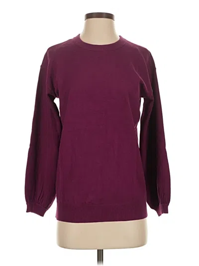 Pre-owned The Pulse Boutique Pullover Sweater In Burgundy