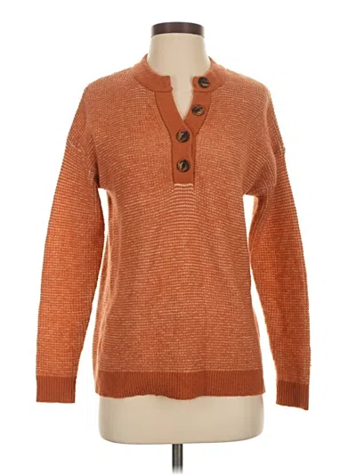 Pre-owned The Pulse Boutique Pullover Sweater In Orange