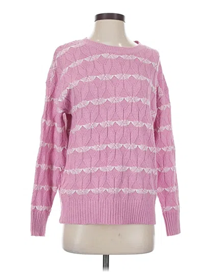 Pre-owned The Pulse Boutique Pullover Sweater In Pink