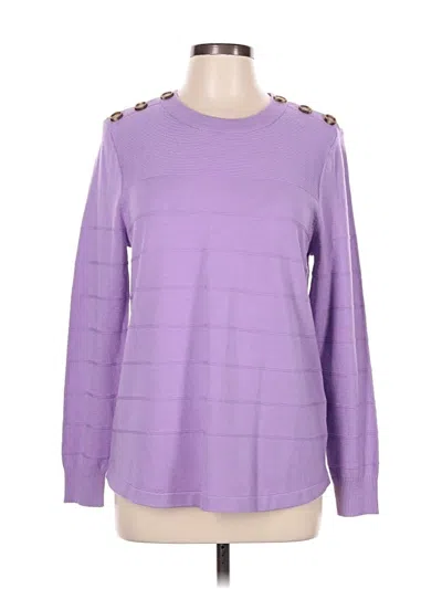 Pre-owned The Pulse Boutique Pullover Sweater In Purple