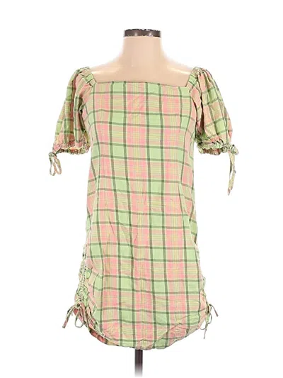 Pre-owned The Ragged Priest Casual Dress In Green