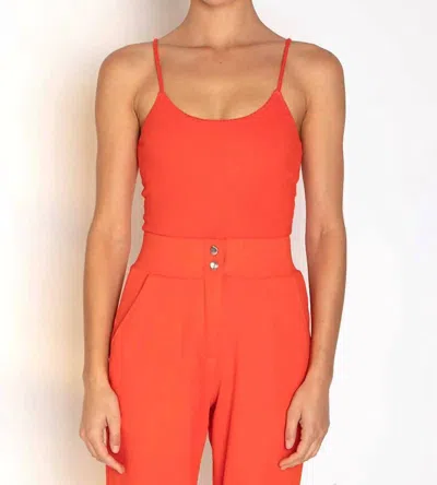 The Range Alloy Rib Rope Tank In Fuego In Multi