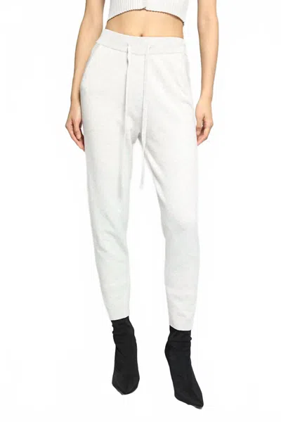 The Range Blended Knit Jogger In Ash In White