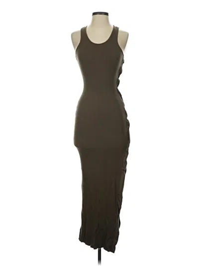 Pre-owned The Range Casual Dress In Brown