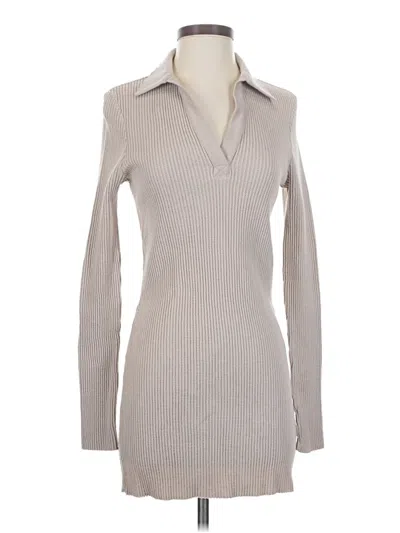 Pre-owned The Range Casual Dress In Gray