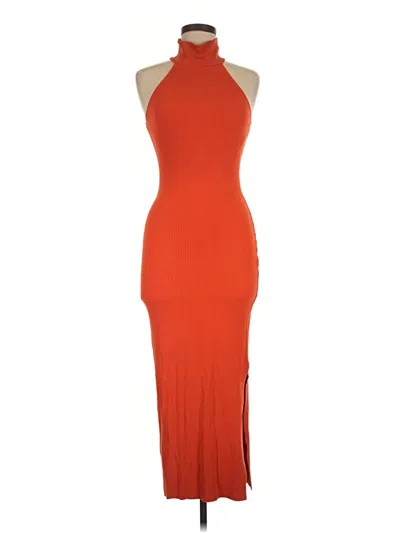 Pre-owned The Range Cocktail Dress In Orange