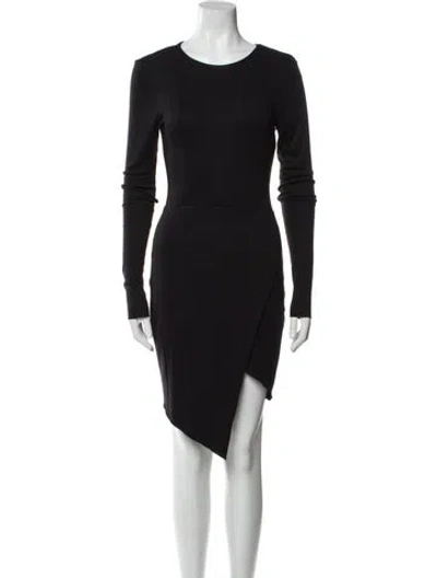 Pre-owned The Range Crew Neck Mini Dress In Blue