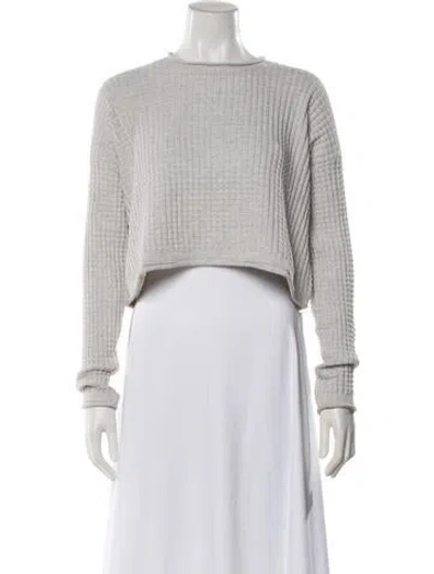 Pre-owned The Range Crew Neck Sweater In Gray