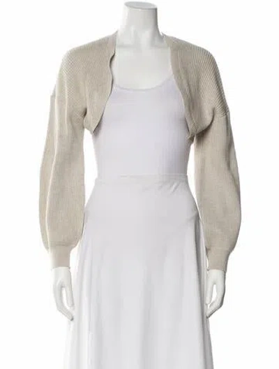 Pre-owned The Range Crew Neck Sweater In Neutral