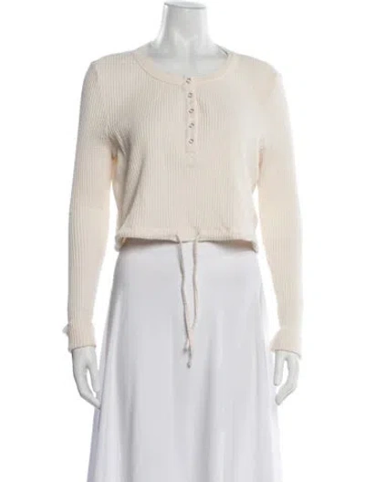 Pre-owned The Range Crew Neck Sweater In Neutrals