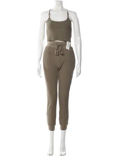 Pre-owned The Range Pant Set In Green