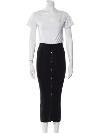 Pre-owned The Range Skirt Set In Black