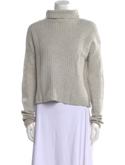 Pre-owned The Range Turtleneck Sweater In Gray