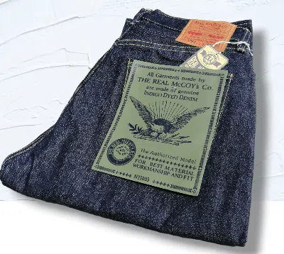 Pre-owned The Real Mccoys Real Mccoy Selvedge Made In Japan (new) In Blue
