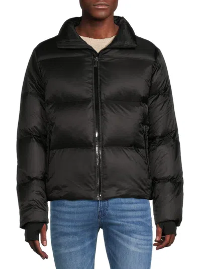 The Recycled Planet Men's Revo Rip Stop Down Jacket In Black