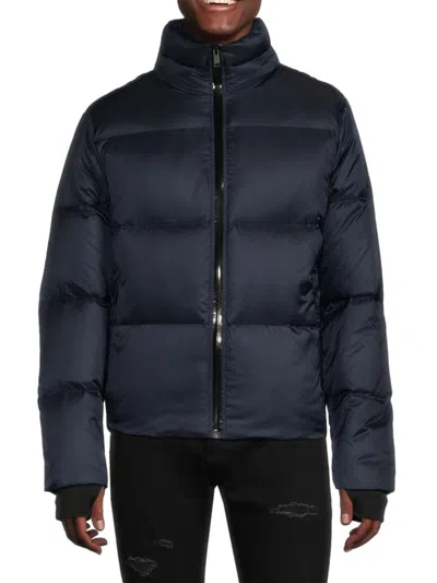 The Recycled Planet Men's Revo Rip Stop Down Jacket In Marine