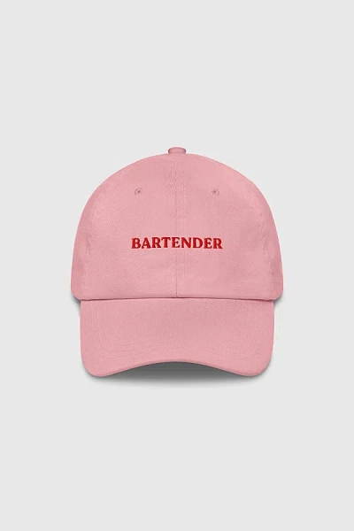 The Refined Spirit Bartender Hat In Pink, Women's At Urban Outfitters