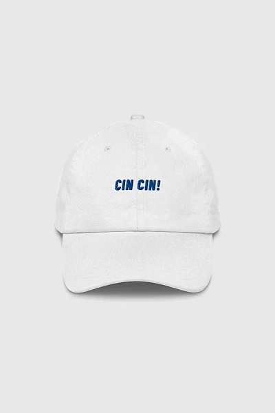 The Refined Spirit Cin Cin Hat In White, Women's At Urban Outfitters