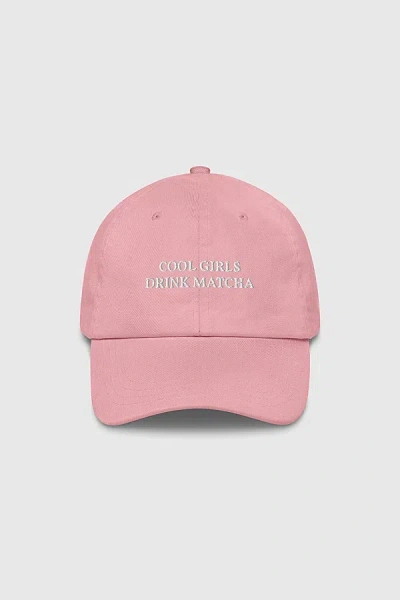 The Refined Spirit Cool Girls Drink Matcha Hat In Pink, Women's At Urban Outfitters