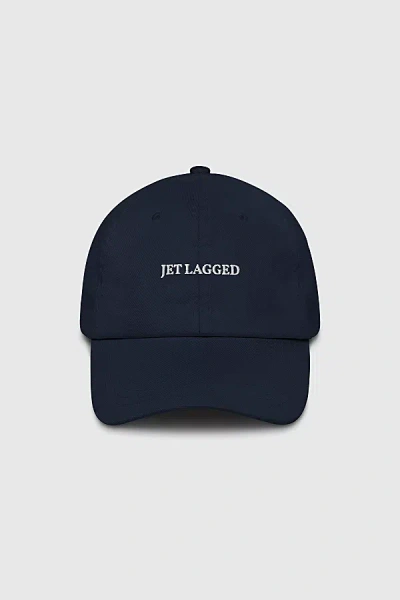 The Refined Spirit Jet Lagged Hat In Navy, Women's At Urban Outfitters In Blue