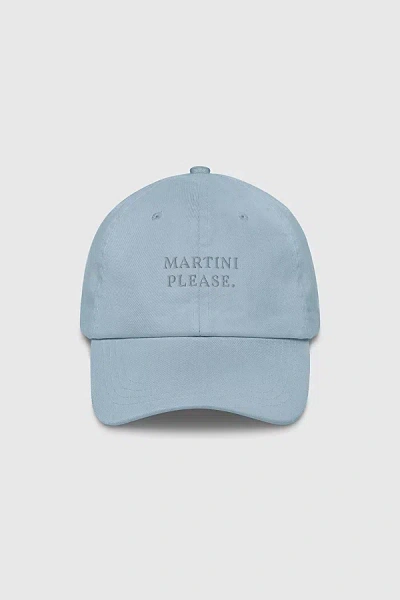 The Refined Spirit Martini Please Hat In Sky, Women's At Urban Outfitters In Blue