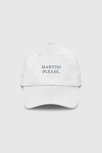 The Refined Spirit Martini Please Hat In White, Women's At Urban Outfitters