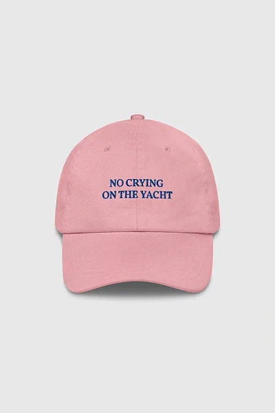 The Refined Spirit No Crying On The Yacht Hat In Pink, Women's At Urban Outfitters