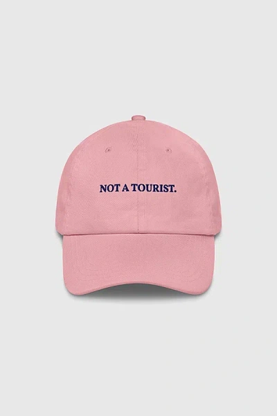 The Refined Spirit Not A Tourist Hat In Pink, Women's At Urban Outfitters