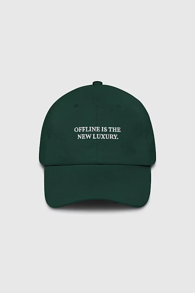 The Refined Spirit Offline Is The New Luxury Cap In Dark Green, Women's At Urban Outfitters