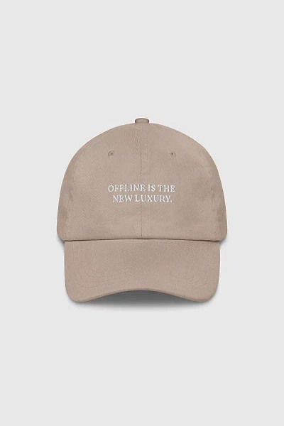 The Refined Spirit Offline Is The New Luxury Cap In Stone, Women's At Urban Outfitters In Neutral
