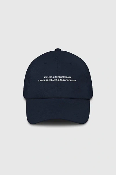 The Refined Spirit Spritz Carrie Hat In Navy, Women's At Urban Outfitters In Blue