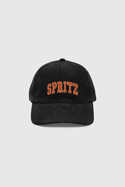 The Refined Spirit Spritz College Corduroy Hat In Black, Women's At Urban Outfitters