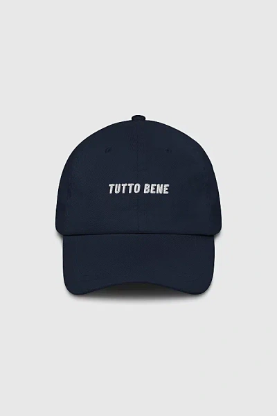 The Refined Spirit Tutto Bene Hat In Navy, Women's At Urban Outfitters In Blue