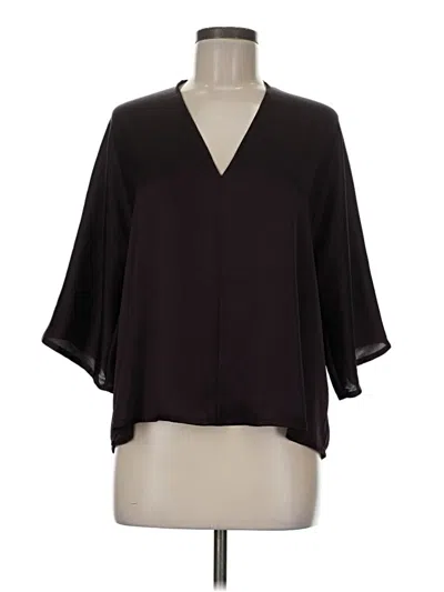 Pre-owned The Reset 3/4 Sleeve Blouse In Black