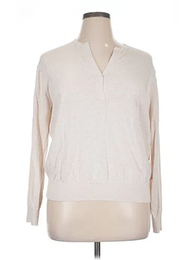 Pre-owned The Reset Long Sleeve Polo Shirt In Brown