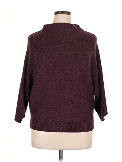 Pre-owned The Reset Wool Pullover Sweater In Burgundy