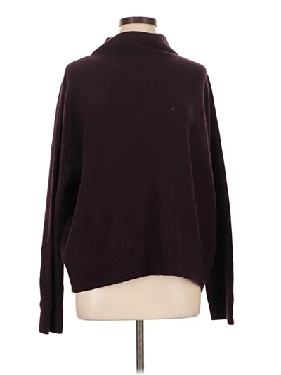 Pre-owned The Reset Wool Pullover Sweater In Burgundy