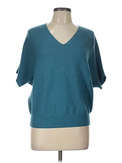 Pre-owned The Reset Wool Pullover Sweater In Teal