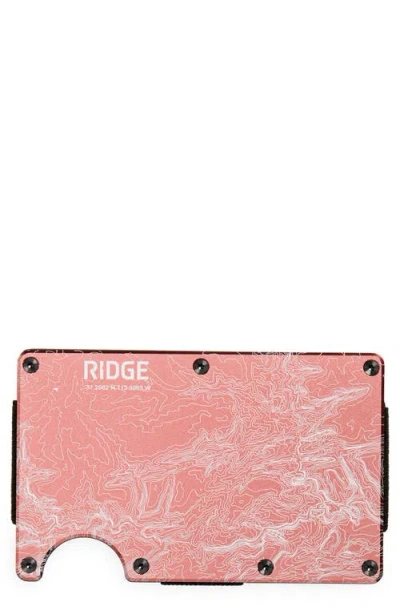 The Ridge Rfid-blocking Aluminum Cash Strap Wallet In Pink