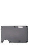 The Ridge Rfid-blocking Aluminum Money Clip Wallet In Gunmetal